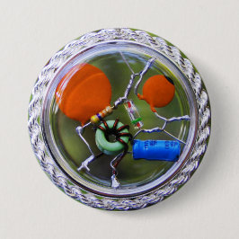 Chapa Redonda De 7 Cm Quantum Witch Resonator