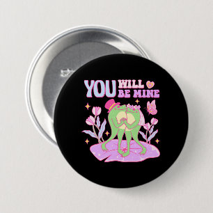 Chapa Redonda De 7 Cm Rana Cuta - Serás Mía