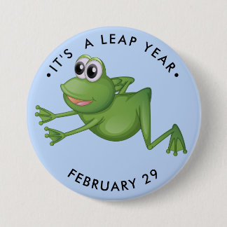 Chapa Redonda De 7 Cm Rana de Personalizado de año leal