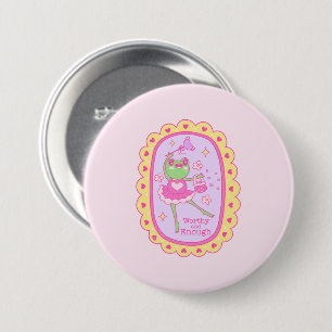 Chapa Redonda De 7 Cm Rana dulce de gelatina - digna y suficiente