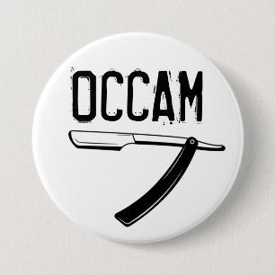 Chapa Redonda De 7 Cm Razor de Occam