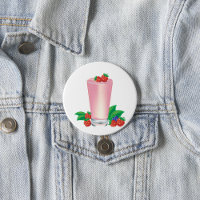 Refrescante Berry Smoothie Bebida Rosa