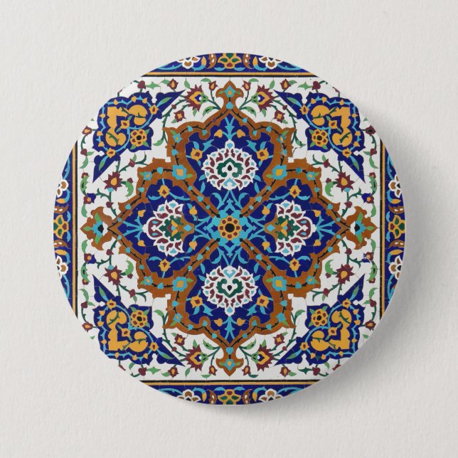Chapa Redonda De 7 Cm Regalo de diseño persa (Anverso)