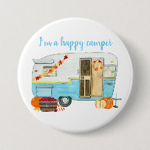 Remolque del camping de otoño