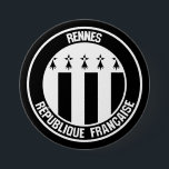 Chapa Redonda De 7 Cm Rennes Round Emblem<br><div class="desc">Rennes Round Emblem</div>