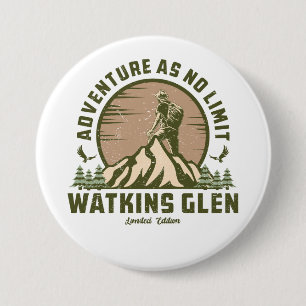 Chapa Redonda De 7 Cm Retro Watkins Glen Hike