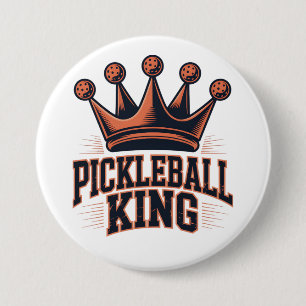 Chapa Redonda De 7 Cm Rey del baloncesto