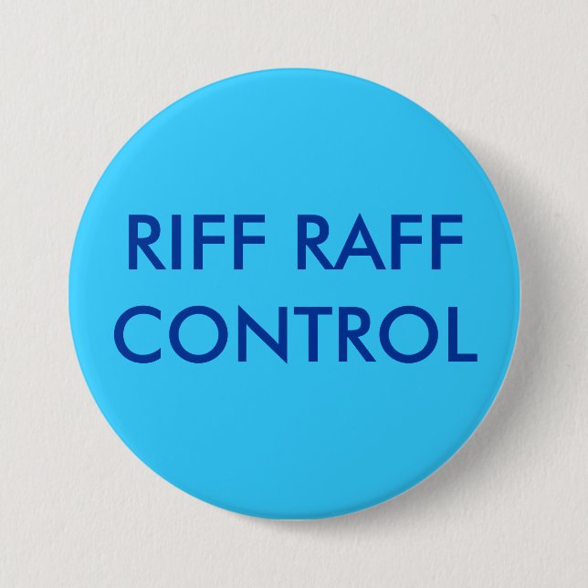 CHAPA REDONDA DE 7 CM RIFF RAFFCONTROL (Anverso)