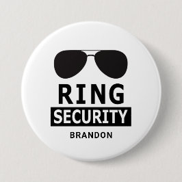 Chapa Redonda De 7 Cm Ring Security Ring Bearer Groomsman Gift