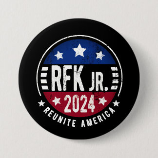 Chapa Redonda De 7 Cm Robert Kennedy, Jr. para el Presidente 2024