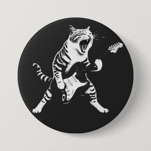 Chapa Redonda De 7 Cm Rock de Kit (Anverso)