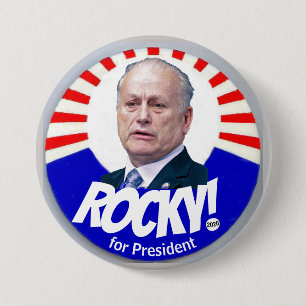Chapa Redonda De 7 Cm Rocky De La Fuente para el presidente 2020