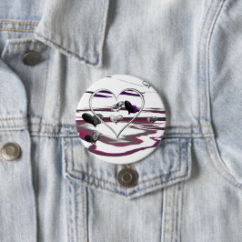 Chapa Redonda De 7 Cm Romance futurista