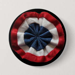 Chapa Redonda De 7 Cm Rosetón (Revolución Francesa)
