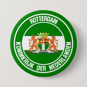 Chapa Redonda De 7 Cm Rótterdam Round Emblem
