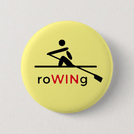 Chapa Redonda De 7 Cm RoWINg amarillo motivacional