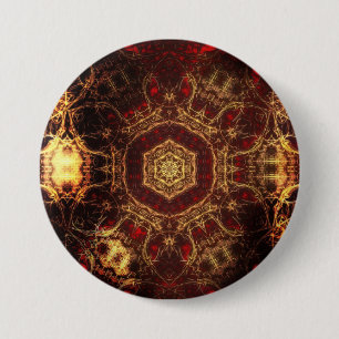 Chapa Redonda De 7 Cm Ruina oriental