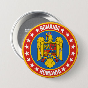 Chapa Redonda De 7 Cm Rumania