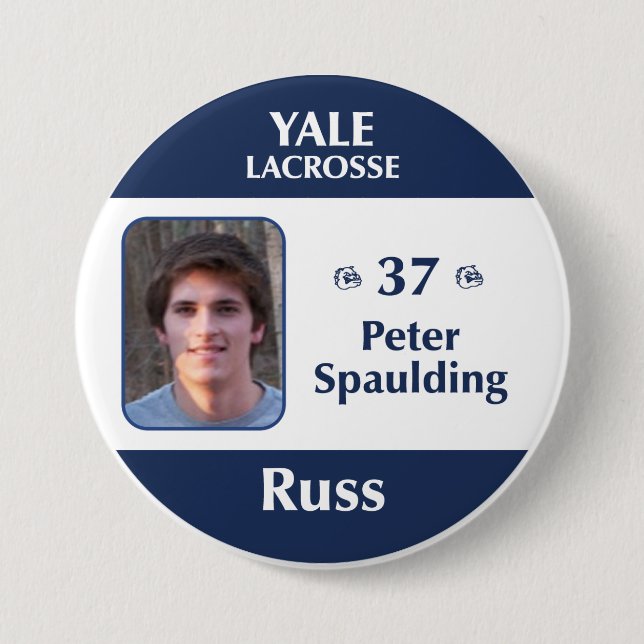 Chapa Redonda De 7 Cm Russ - Peter Spaulding (Anverso)