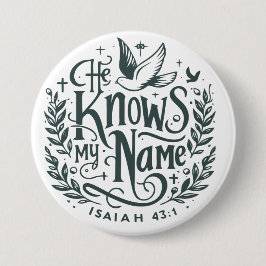 Chapa Redonda De 7 Cm Sabe mi nombre