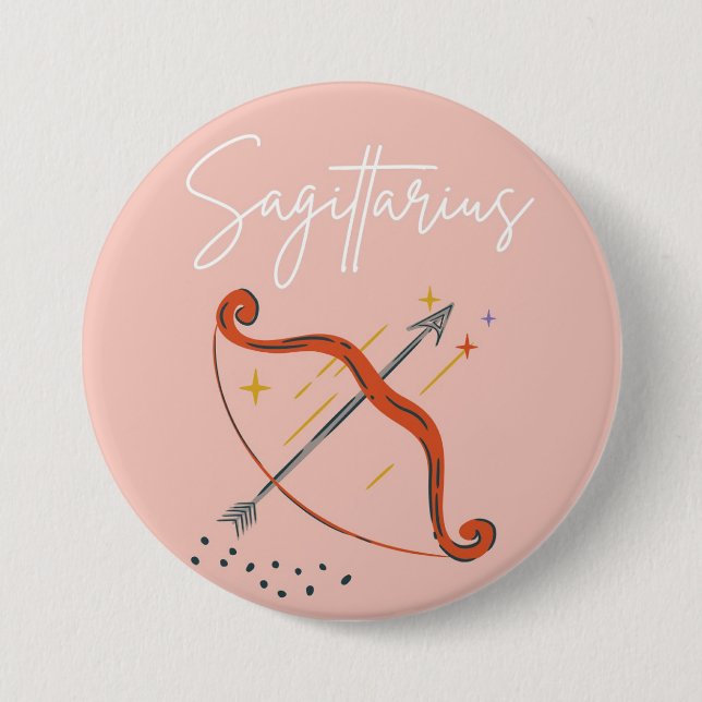 Chapa Redonda De 7 Cm Sagittarius button badge (Anverso)