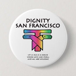 Chapa Redonda De 7 Cm Saint Francis LGBTQ