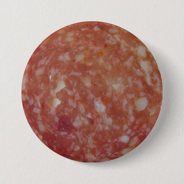 Chapa Redonda De 7 Cm Salami Slice (Anverso)