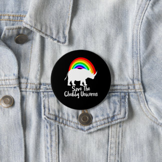 Chapa Redonda De 7 Cm Salven A Los Unicornios De Chubby