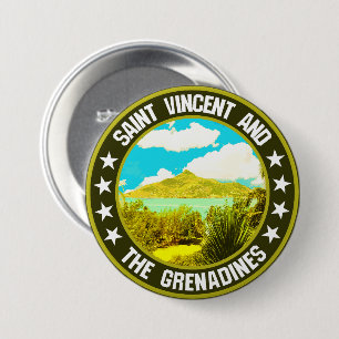 Chapa Redonda De 7 Cm San Vicente y las Granadinas