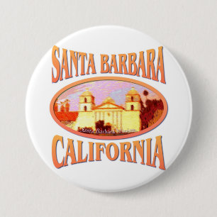 Chapa Redonda De 7 Cm Santa Barbara California