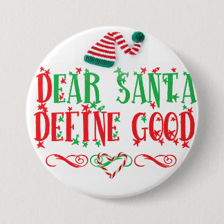 Chapa Redonda De 7 Cm Santa, define bueno
