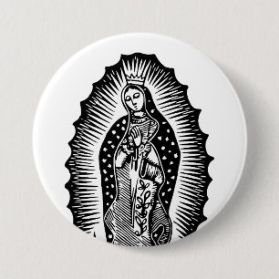 Chapa Redonda De 7 Cm Santa María