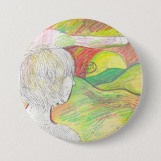 Chapa Redonda De 7 Cm Se vuelve el Pin del |