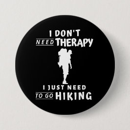 Chapa Redonda De 7 Cm Senderismo