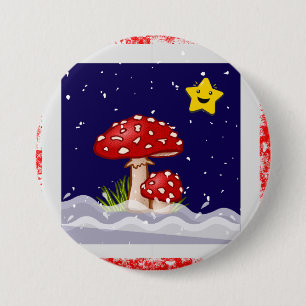 Chapa Redonda De 7 Cm setas regalo de Navidad