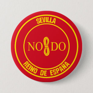 Chapa Redonda De 7 Cm Sevilla Round Emblem