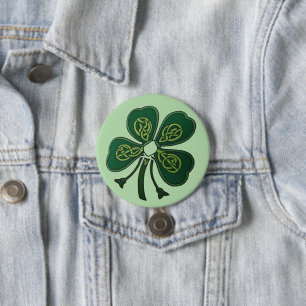 Chapa Redonda De 7 Cm Shamrock verde 2025