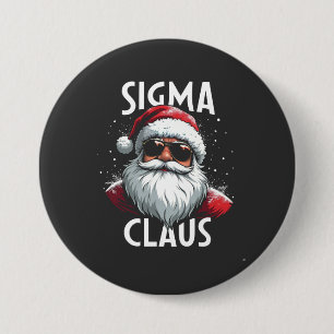 Chapa Redonda De 7 Cm Sigma Claus Divertido Gen Alfa Navidad Escuela Sec