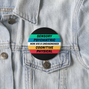 Chapa Redonda De 7 Cm Significados de la Bandera del Orgullo de la Disca