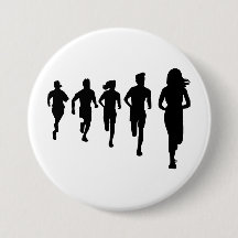 Silhouettes de maratón minimalista