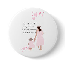 Silueta de corazón rosa de madre e hija