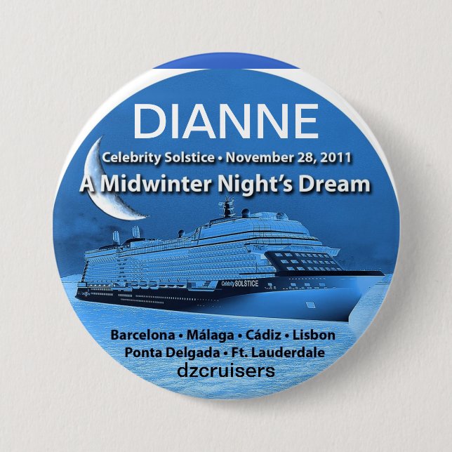 CHAPA REDONDA DE 7 CM SOLSTICIO 28 DE NOVIEMBRE DE 2011 (Anverso)