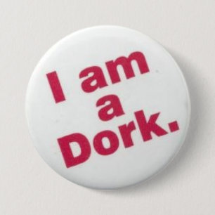 Chapa Redonda De 7 Cm soy un dork