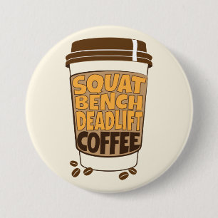 Chapa Redonda De 7 Cm Squat Bench Deadlift and Coffee