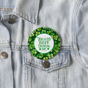 Chapa Redonda De 7 Cm St. Patricks Pin