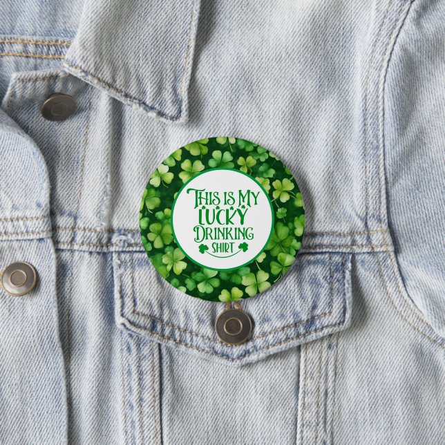 Chapa Redonda De 7 Cm St. Patricks Pin (In situ)