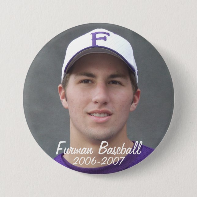 Chapa Redonda De 7 Cm StembridgeW2007Mug, Furman Baseball, 2006-2007 (Anverso)