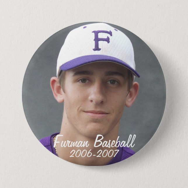 Chapa Redonda De 7 Cm StembridgeW2007Mug, Furman Baseball, 2006-2007 (Anverso)