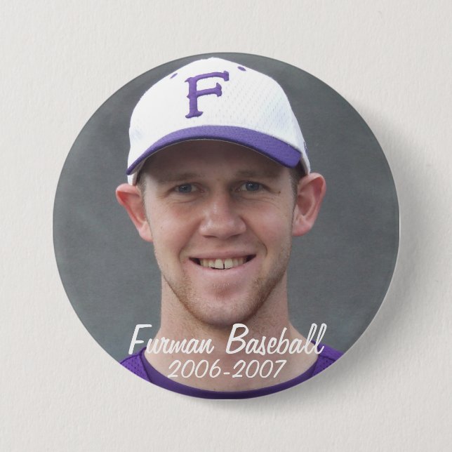 Chapa Redonda De 7 Cm StembridgeW2007Mug, Furman Baseball, 2006-2007 (Anverso)