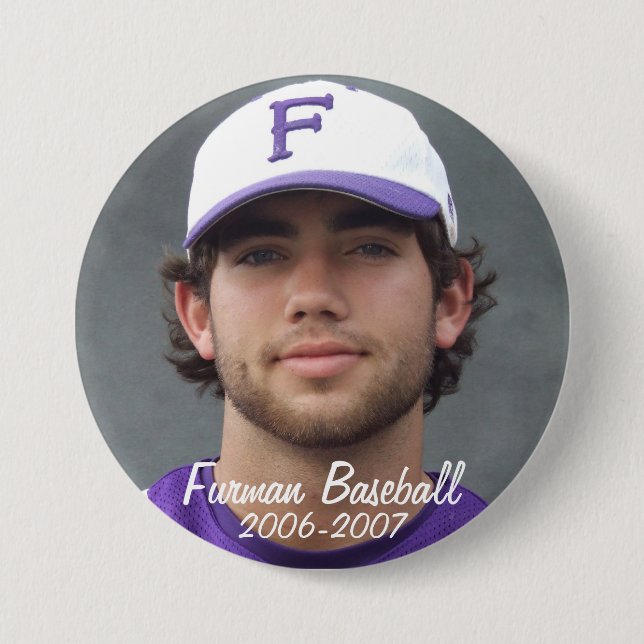 Chapa Redonda De 7 Cm StembridgeW2007Mug, Furman Baseball, 2006-2007 (Anverso)